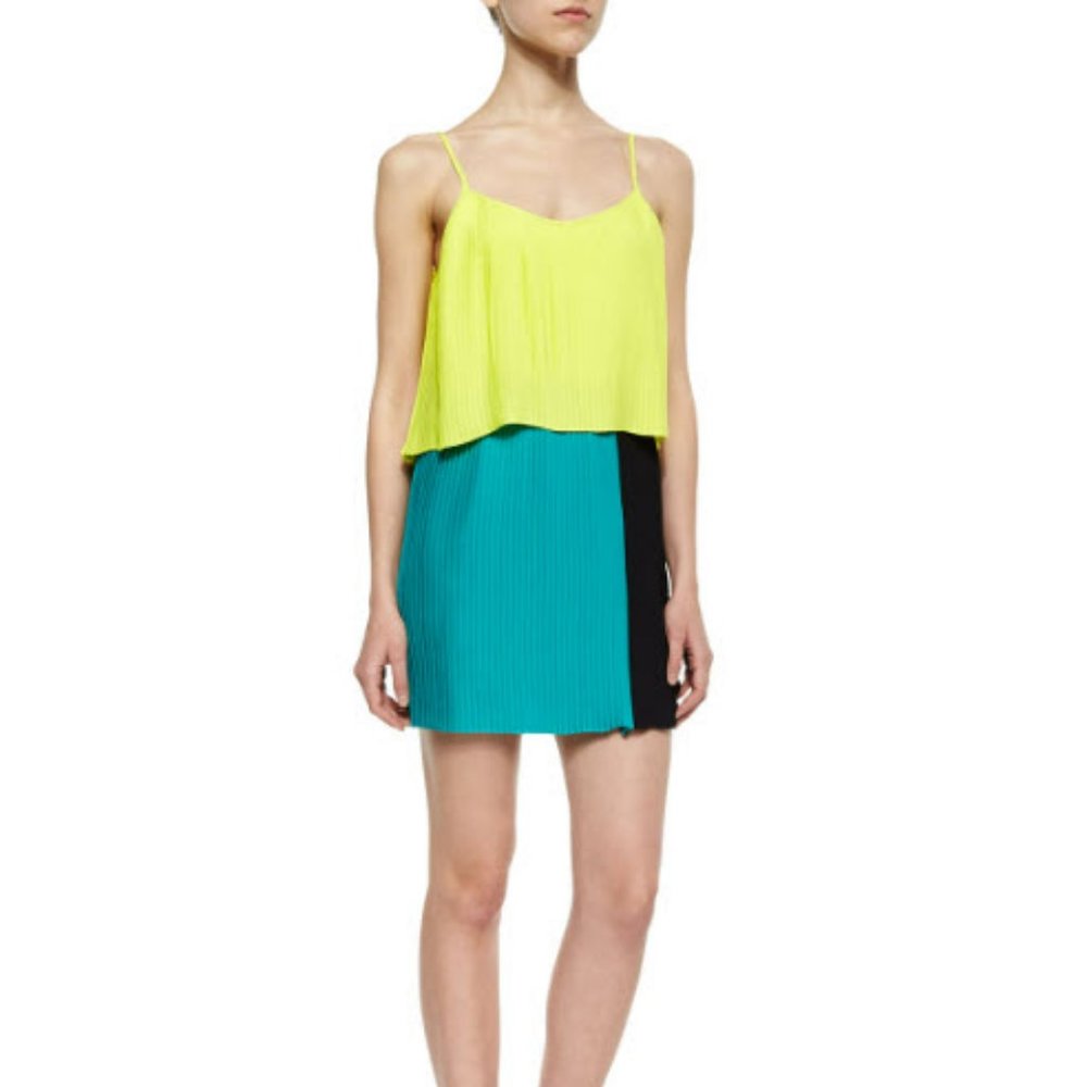 Parker - Tiered Colorblock Dress